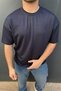 Men's Super Quality Modal Fabric Crew Neck Short Sleeve Oversized T-Shirt Sun304 - 3