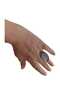 Adjustable Stainless Steel Women's Ring with Stone - 3