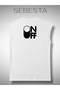 On-Off Printed Cotton Lu 0 Yaka Premium Oversized Sportsman Top