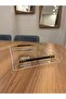 Design Tea/Coffee/Word/Engagement Tray with Plexy Handle (25*35 cm) - 5