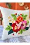 Panch Punch Rose Model Handmade Handcrafted 43X43 cm Ecru Color - 2