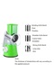 Manual Slicer Vegetable Mandoline Shredder Cutter Chopper Vegetable Grater with 3 Inner - 4