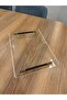 Design Tea/Coffee/Word/Engagement Tray with Plexy Handle (25*35 cm) - 7