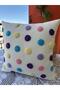 Panch Punch Handmade Handcrafted Children's Room Decor Cushion Cover Ecru Color - 2