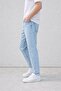 Men's Comfortable Fit Jean Trousers Daily Modern Cut Denim Jeans - 5