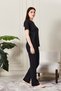 Women's 100% Cotton Lu Corded Fabric Pajama Set - Short Sleeve Ribbed Soft-Textured Loungewear - 5