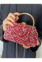 Women's Crystal-Embellished Evening Bag, Special Occasion Bag, Graduation Bag, Valentine's Day Bag - 8