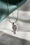 Steel Necklace with Racket Figure