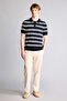 Standard Fit Striped Knitwear Polo T-Shirt G3292Ax26Sp - 2
