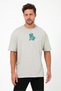 Unisex Oversized Embroidered Squirtle Anime Character Design 100% Cotton Piece T-Shirt - 3