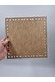 Wooden 23X23 cm 10 Pieces Tray Knitting Plate Supla Perforated Coaster Crochet Base Craft Basket Base - 2