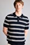 Standard Fit Striped Knitwear Polo T-Shirt G3292Ax26Sp