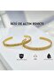 2 Pieces Gold Color Ayetel Kürsi Bracelet Adjustable Spirituality and Evil Eye Bracelet