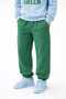Green Transitional Basic Regular Comfortable Cotton Pack Elasticated Hem Pack Sweatpants (2-9 Years) - 2
