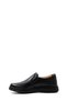 Black Genuine Leather Lightweight Sole Quality Men's Casual Shoes Tg096621311387 - 4