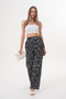 Women's Zebra Patterned Thin Summer B Wide-Leg Sweatpants – H Lightweight Stylish (S-2Xl)