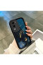 Oppo A5 4G/5G Compatible Black Silicone Case Shockproof Dragon Pattern with Camera Protection