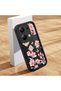 Redmi Note 14S Compatible Black Silicone Case Shockproof Camera Protected Stylish Print - 2