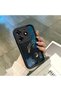 حافظة سيليكون سوداء متوافقة مع هاتف Tecno Spark 10 Pro(KI7) مقاومة للصدمات مع حماية للكاميرا بنمط التنين