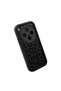 Vivo X300 Compatible Black Silicone Case Shockproof with Camera Protection Leopard Printed I - 3