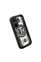 Vivo X200 Fe Compatible Black Silicone Case Shockproof Camera Protection Cartoon Pattern - 3