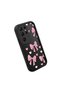 Samsung Galaxy S22 Ultra Compatible Black Silicone Case Shockproof Camera Protected Stylish Print - 3