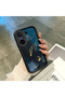 Vivo X200 Fe Compatible Black Silicone Case Shockproof Camera Protected Dragon Pattern