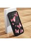 Samsung Galaxy A07 4g Compatible Black Silicone Case Shockproof with Camera Protection Butterfly Patterned - 2