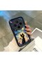 Vivo X300 Compatible Black Silicone Case Shockproof with Camera Protection Stylish Print