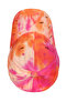 Women Distressed Orange Tie Die Baseball Cap - 2