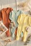 3-Piece Newborn Baby Romper Set |   Long Sleeves, Booties, Snap Fasteners, 100% Cotton Hospital Release Outfit – Hypoallergenic