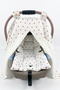 Muslin 100% Cotton Reversible Newborn Baby Stroller Cover and Min Leather , Bead Silicone Filled - 4