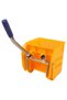 Mop and Bucket with Wringer Set 5 Gallon 21Qt Plastic Combo Bucket with Wringer on Wheels for Home a - 4