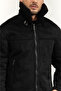 Suede Logo Regular Fit Mono Collar Coat Men's Coat 6Dzb03 Ze1Fz 1200 - 5