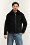 Suede Logo Regular Fit Mono Collar Coat Men's Coat 6Dzb03 Ze1Fz 1200