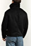 Suede Logo Regular Fit Mono Collar Coat Men's Coat 6Dzb03 Ze1Fz 1200 - 4