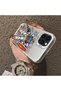 iPhone 15 Pro Compatible Hard Acrylic Back Silicone Edge Lens Protection Mechanical Robot Pattern Case - 5