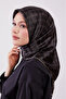 وشاح كريستال D6 أسود من فرو المنك