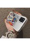 Samsung Galaxy A12/M12 Compatible Hard Acrylic Back Silicone Edge Lens Protection Mechanical Robot Pattern Case - 4