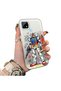 Realme C21 Compatible Hard Acrylic Back Silicone Edge Lens Protection Mechanical Robot Pattern Case