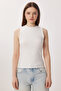 Open-Shoulder Athlete Knitted Blouse Lax0009 Mürdüm - 6