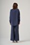 1063 Basic Pants Suit with Single Pocket Detail - 4