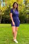 Women's Navy Blue New Season Pleated Top and Bottom Two-Piece Set Dp10047
