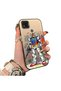 Xiaomi Poco C31 Compatible Hard Acrylic Back Silicone Edge Lens Protection Mechanical Robot Pattern Case