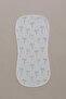 Muslin Apron and Shoulder Cloth - Pureline Series - Blue Dainty Bow - 4