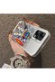 Xiaomi Redmi Note 12 5g Compatible Hard Acrylic Back Silicone Edge Lens Protection Mechanical Robot Pattern Case - 4