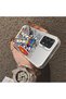 Samsung Galaxy A52/A52S Compatible Hard Acrylic Back Silicone Edge Lens Protection Mechanical Robot Pattern Case - 4