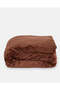 Brown Flannel Blanket – Double Size - 5