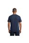 O Neck Basic Men's T-Shirt 100-03 Navy Blue - 2