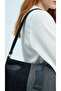 Women's Denim Shoulder Bag Denim Fabric Strap Bag - 5